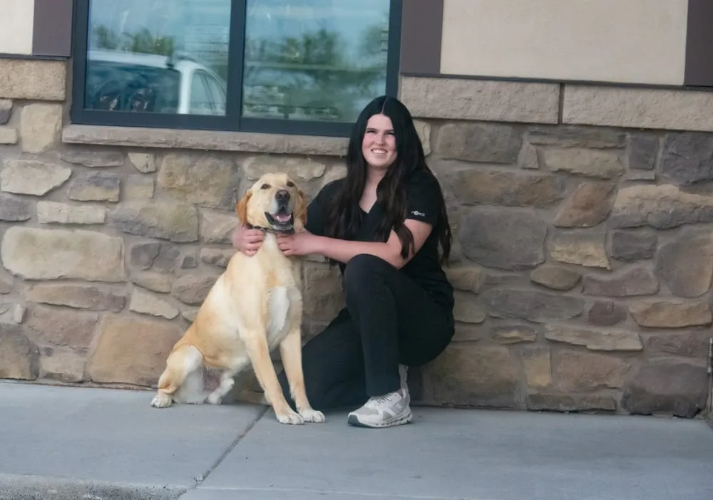 Portrait of Taylee, team member at Farr West Animal Hospital